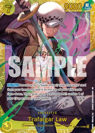 Trafalgar Law - OP10-119 (Reprint) (OP10-119) - Premium Booster -The Best- Vol. 2 Foil