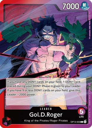 Gol.D.Roger (003) (OP13-003) - Carrying On His Will