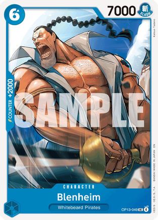 Blenheim (OP13-049) - Carrying On His Will