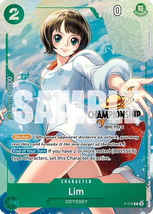 Lim (CS 25-26 Event Pack Finalist Ver.) (P-079) - One Piece Promotion Cards Foil