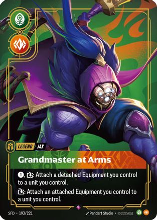 Jax - Grandmaster At Arms (193/221) - Spiritforged Foil