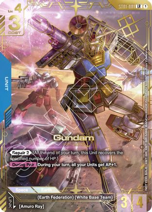 Gundam (Regional Championship 1st Place) (ST01-001) - Gundam Promotional Cards Holofoil