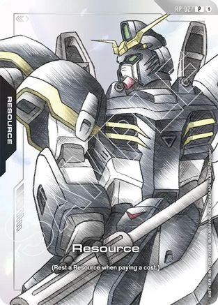 Resource (RP-027) (Premium Accessory Set - Mobile Suit Gundam Wing) (RP-027) - Promotional Resource Tokens Holofoil