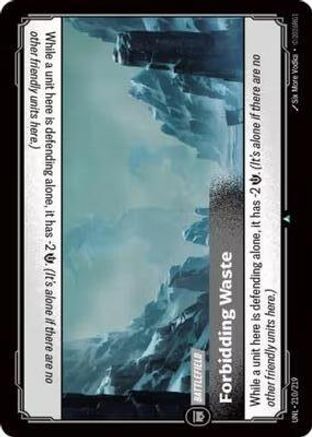 Forbidding Waste (210/219) - Unleashed Foil
