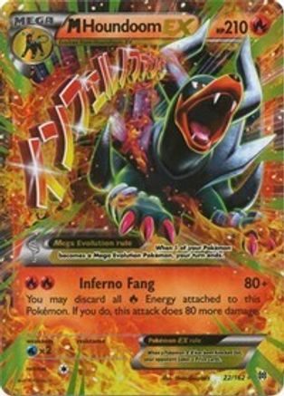 M Houndoom EX (022/162) [XY  BREAKthrough] Holofoil - Ultra Rare
