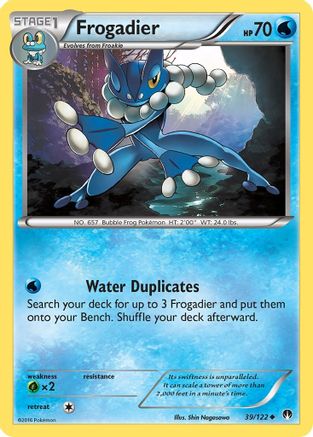 Frogadier (039/122) [XY  BREAKpoint] Reverse Holofoil - Uncommon