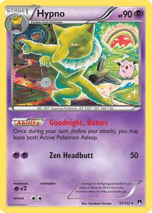 Hypno (051/122) [XY  BREAKpoint] Reverse Holofoil - Rare