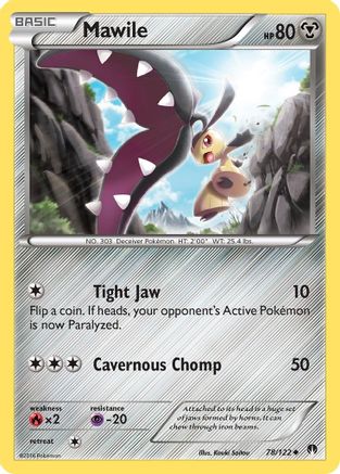 Mawile (078/122) [XY  BREAKpoint] Reverse Holofoil - Uncommon