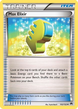 Max Elixir (102/122) [XY  BREAKpoint] Reverse Holofoil - Uncommon