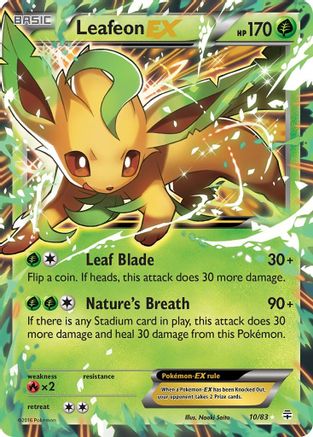 Leafeon EX (010/83) [Generations] Holofoil - Ultra Rare
