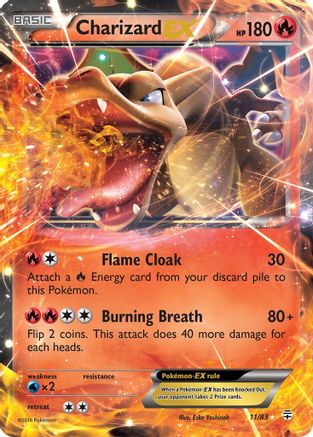 Charizard EX (011/83) [Generations] Holofoil - Ultra Rare