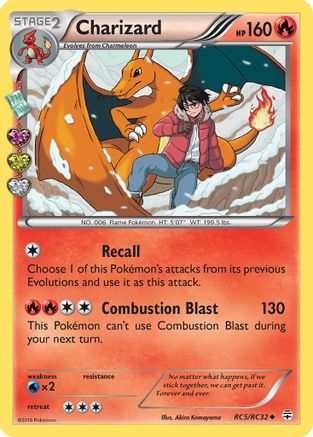 Charizard (RC5/83) [Generations Radiant Collection] Holofoil - Uncommon