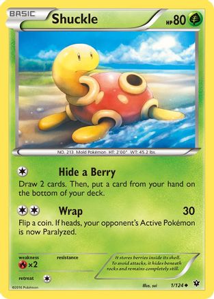 Shuckle (001/124) [XY  Fates Collide] - Uncommon