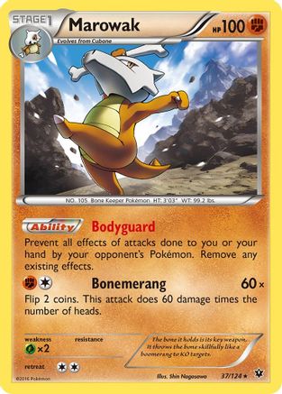 Marowak (037/124) [XY  Fates Collide] - Rare