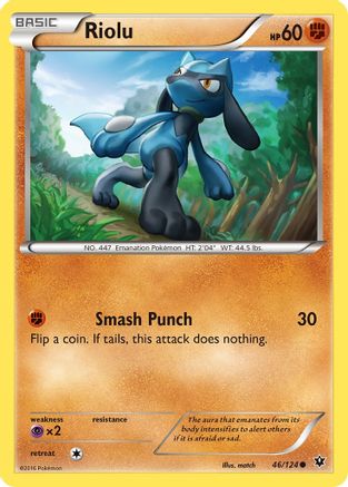Riolu (046/124) [XY  Fates Collide] - Common