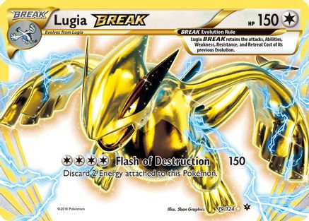 Lugia BREAK (079/124) [XY  Fates Collide] Holofoil - Rare BREAK