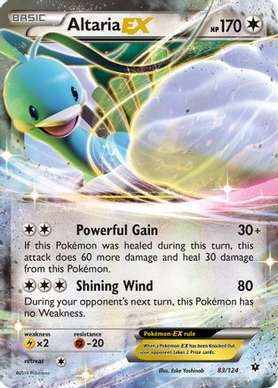 Altaria EX (083/124) [XY  Fates Collide] Holofoil - Ultra Rare