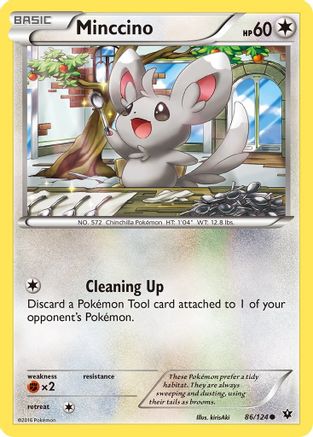 Minccino (086/124) [XY  Fates Collide] - Common