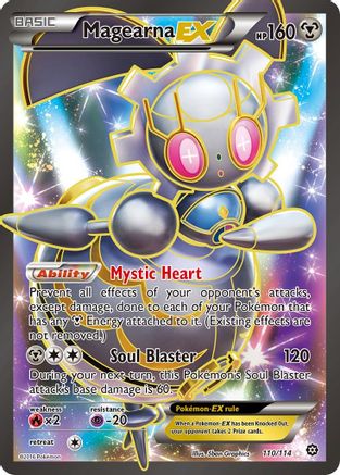 Magearna EX (Full Art) (110/114) [XY  Steam Siege] Holofoil - Ultra Rare