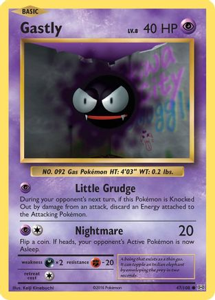 Gastly (047/108) [XY  Evolutions] - Common
