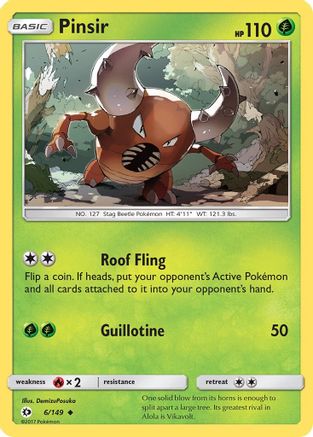 Pinsir (006/149) [SM Base Set] - Uncommon