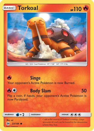 Torkoal (023/149) [SM Base Set] - Common