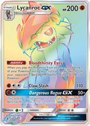 Lycanroc GX (Secret) (156/145) [SM  Guardians Rising] Holofoil - Secret Rare