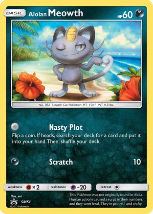Alolan Meowth - SM51 (SM51/248) [SM Promos] Holofoil - Promo