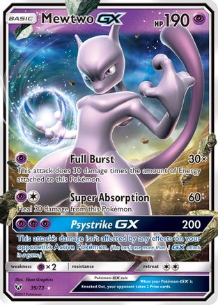 Mewtwo GX (039/73) [Shining Legends] Holofoil - Ultra Rare