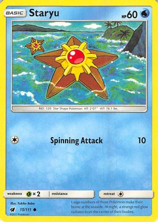 Staryu (015/111) [SM  Crimson Invasion] - Common