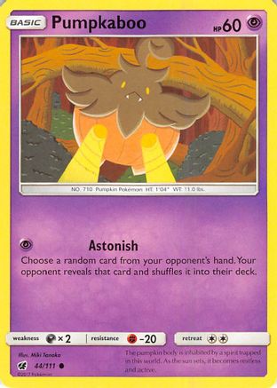Pumpkaboo (044/111) [SM  Crimson Invasion] Reverse Holofoil - Common