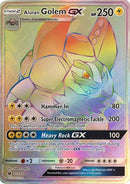 Alolan Golem GX (Secret) (113/111) [SM  Crimson Invasion] Holofoil - Secret Rare