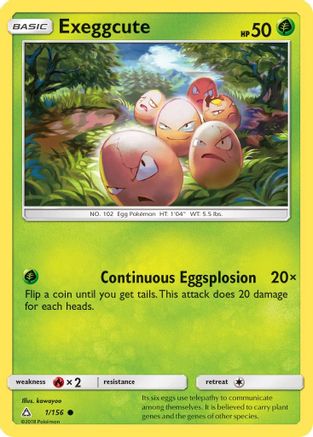 Exeggcute (001/156) [SM  Ultra Prism] - Common