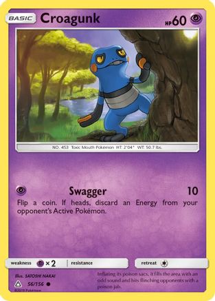 Croagunk (056/156) [SM  Ultra Prism] - Common
