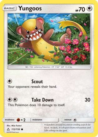 Yungoos (112/156) [SM  Ultra Prism] - Common