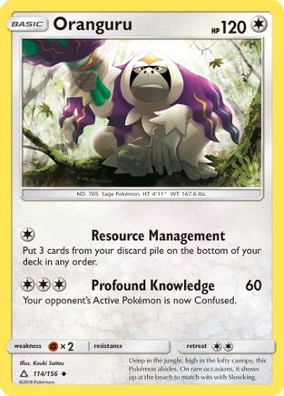 Oranguru (114/156) [SM  Ultra Prism] - Uncommon