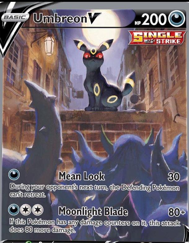 Pokemon Umbreon V Evolving Skies Full Alt Art #189 PSA 9 Mint