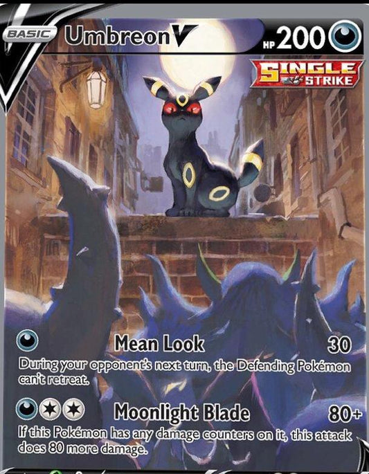 Pokemon Umbreon V Evolving Skies Full Alt Art #189 PSA 9 Mint