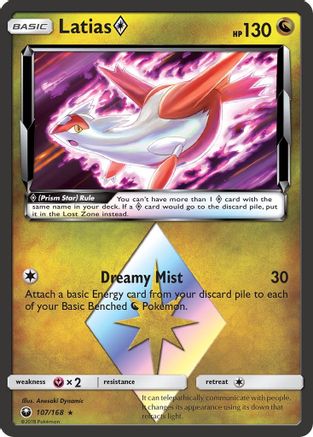Latias Prism Star (107/168) [SM  Celestial Storm] Holofoil - Prism Rare