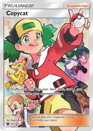 Copycat (Full Art) (163/168) [SM  Celestial Storm] Holofoil - Ultra Rare