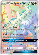 White Kyurem GX (Secret) (74/70) [Dragon Majesty] Holofoil - Secret Rare