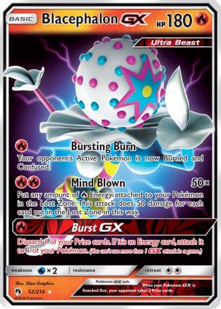 Blacephalon GX (052/214) [SM  Lost Thunder] Holofoil - Ultra Rare
