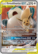 Eevee & Snorlax GX (120/181) [SM  Team Up] Holofoil - Ultra Rare