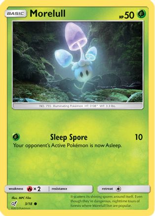 Morelull (Holo Common) (003/18) [Detective Pikachu] Holofoil - Common