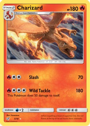 Charizard (005/18) [Detective Pikachu] Holofoil - Holo Rare