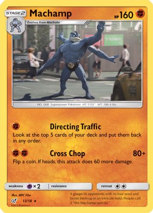 Machamp (013/18) [Detective Pikachu] Holofoil - Rare