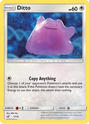 Ditto (017/18) [Detective Pikachu] Holofoil - Holo Rare