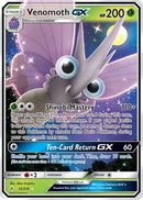 Venomoth GX (012/214) [SM  Unbroken Bonds] Holofoil - Ultra Rare