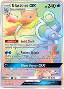 Blastoise GX (Secret) (218/214) [SM  Unbroken Bonds] Holofoil - Secret Rare