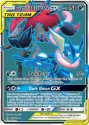 Greninja & Zoroark GX (Full Art) (200/214) [SM  Unbroken Bonds] Holofoil - Ultra Rare